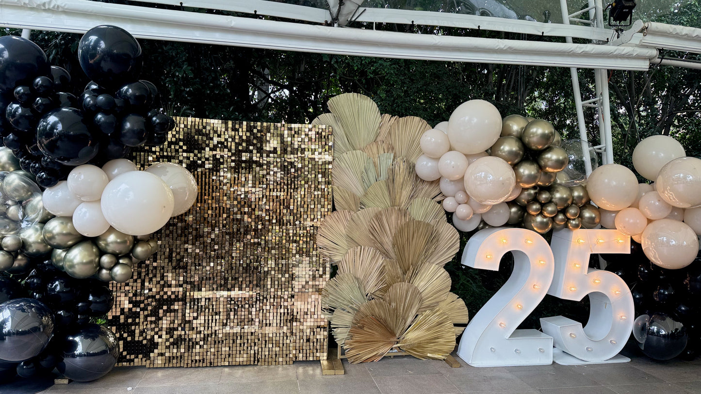 SHIMMER+PALMAS+NUMERO ORO