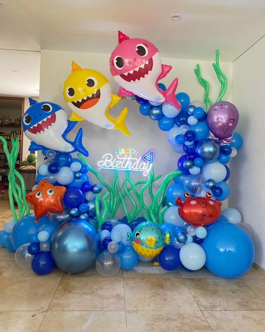 BACKDROP CIRCULO BBY SHARK