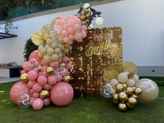 SHIMMER WALL+GUIRNALDA ROSA Y ARENA