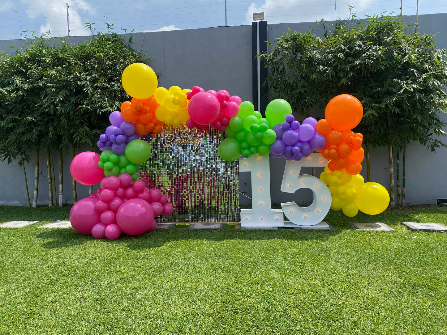BACKDROP SHIMMER+NUMERO COLORES
