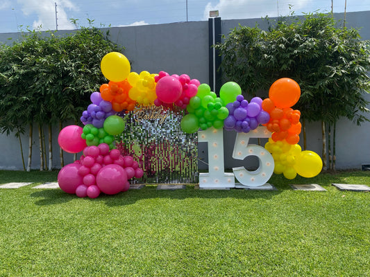 BACKDROP SHIMMER+NUMERO COLORES