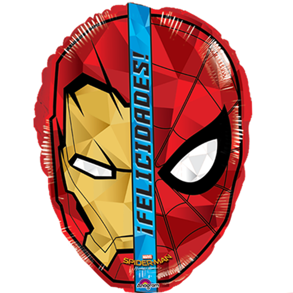 SPIDER MAN IRON MAN FELICIDADES